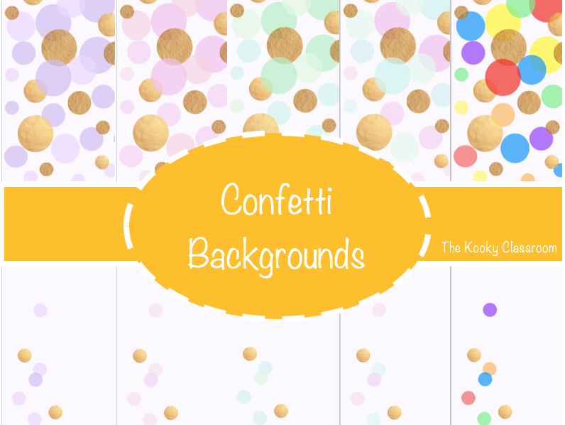 Confetti Backgrounds