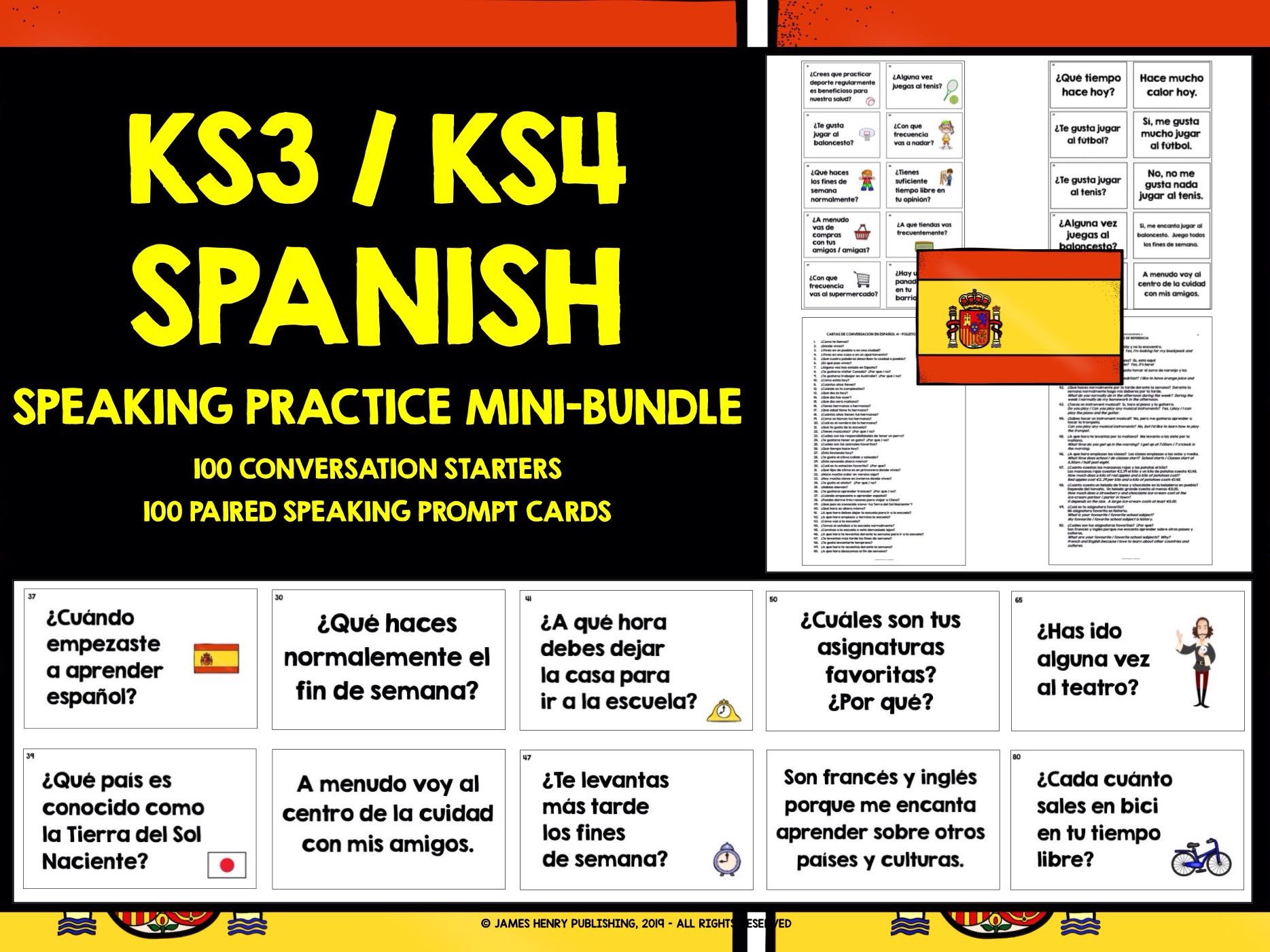 SPANISH SPEAKING ACTIVITIES MINI-BUNDLE
