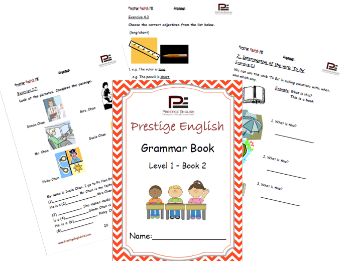 English Grammar Book – Level 1 – Book 2