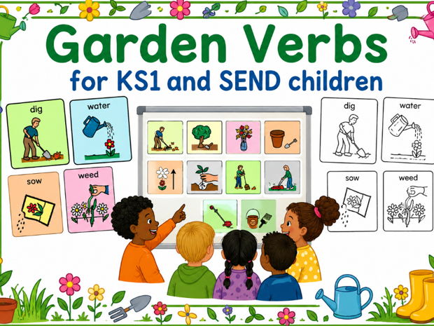 Garden Symbol Verbs for KS1 and Send