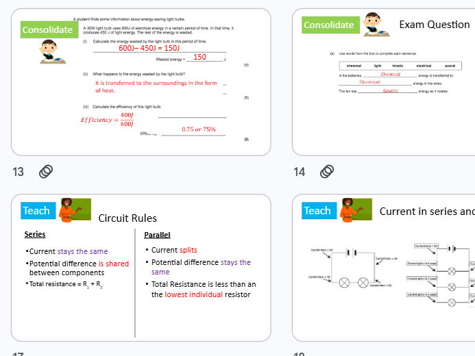 GCSE AQA Combined Science Physics Paper 1 revision