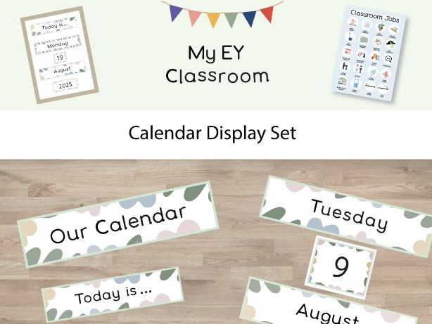 EYFS Classroom Calendar Display Pack