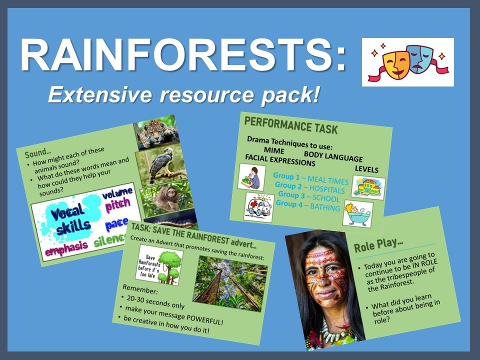 Rainforests: Extensive Drama resource pack | Teaching Resources