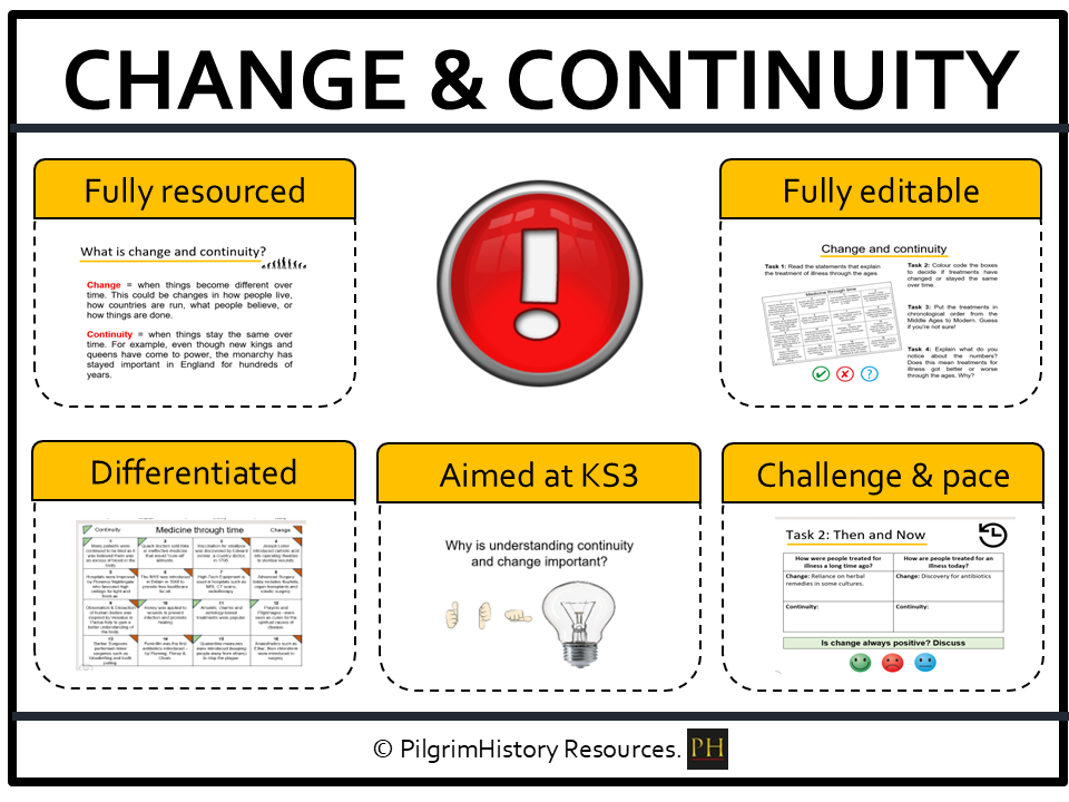 KS3 History skills: Change and Continuity