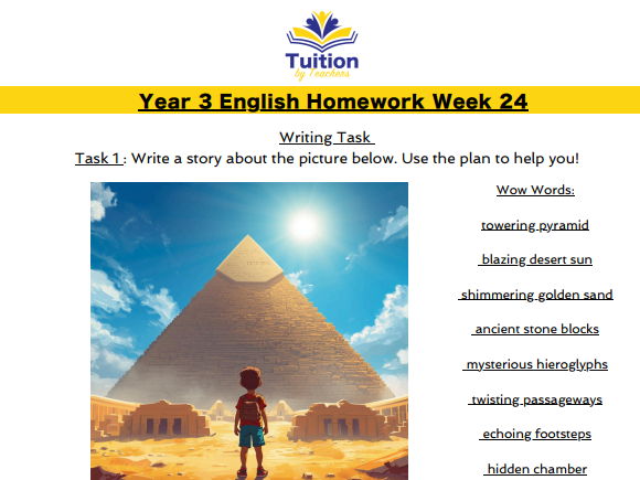 24. Year 3 - Creative Writing & Spelling