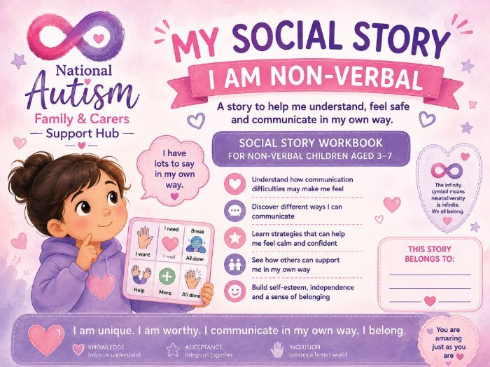 Non-Verbal Autism Social Story | Story Board