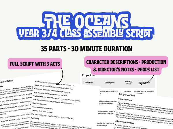 LKS2 The Oceans Assembly Script