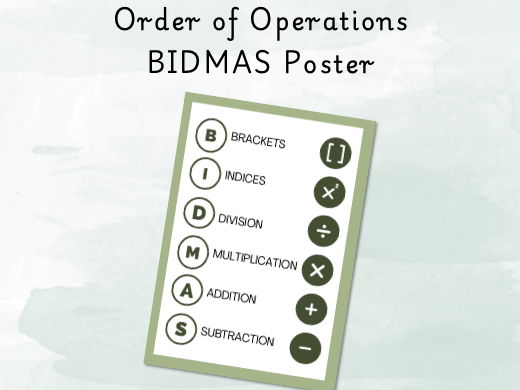 BIDMAS Poster