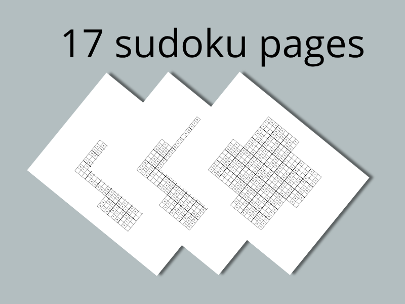 Ultimate Sudoku Challenge Pack: 17 Puzzles for Kids to Pros