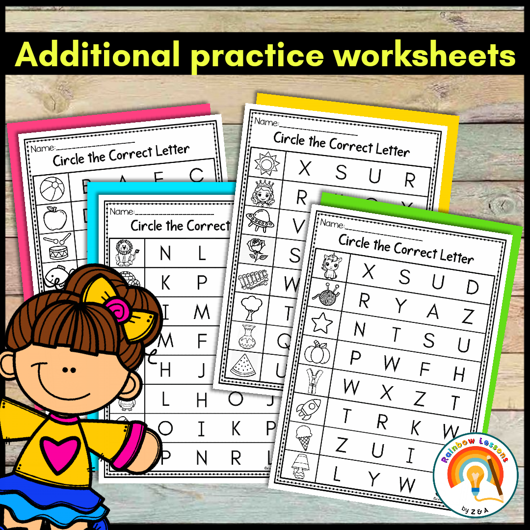 Kindergarten Morning Work | Alphabet Worksheets | Letters Recognition ...