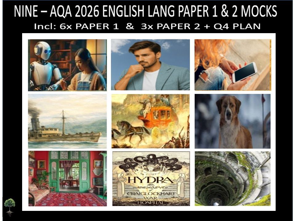 NINE - AQA PAPER 1 & 2 | 2026 FULL MOCKS | Q4 PLAN