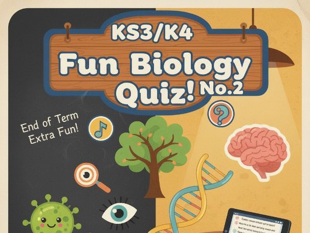 KS3/KS4 Fun Biology Quiz (No.2)