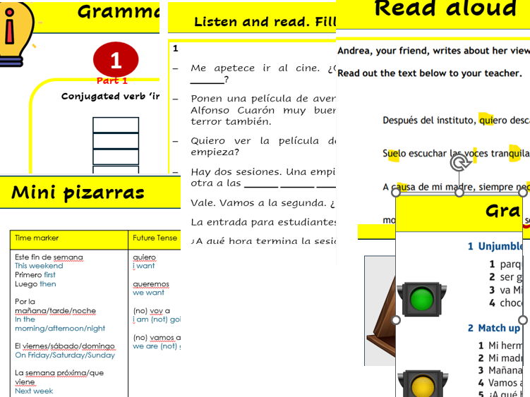 GCSE 2024-Module 1-Lesson for Unit 3 (Nos Juntamos)