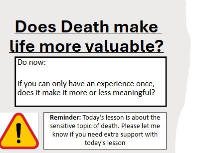 Humanism Scheme of work (KS3)