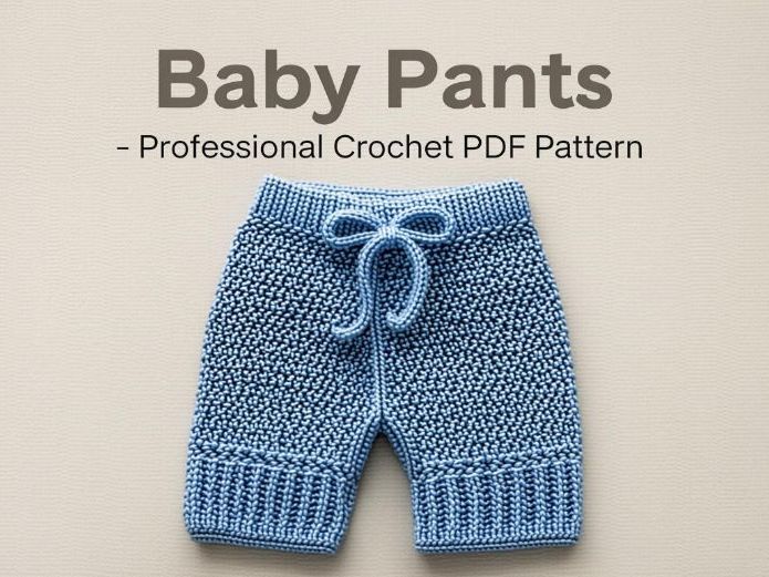 Baby Pants – Professional Crochet PDF Pattern