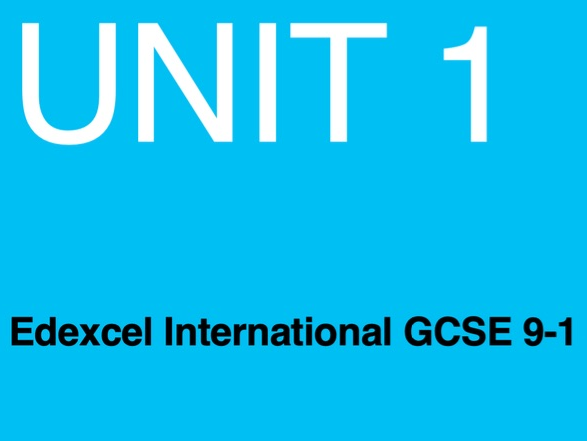 Edexcel IGCSE Modular U1 Biology revision notes