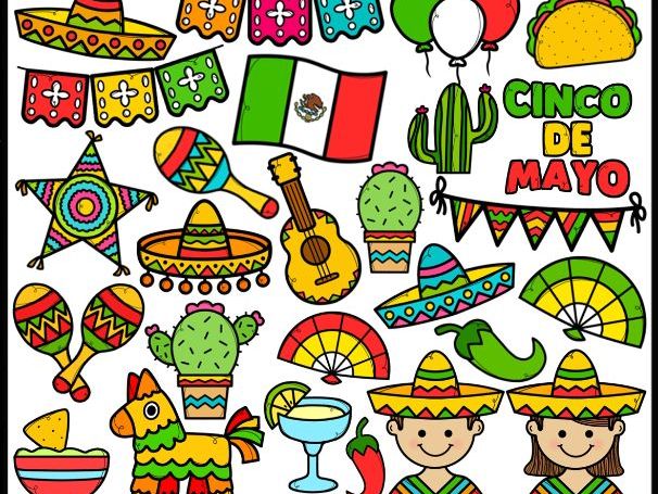 Cinco De Mayo Cliparts | Mexico Clip Art | Cinco De Mayo Bulletin Board | Fiesta Cliparts
