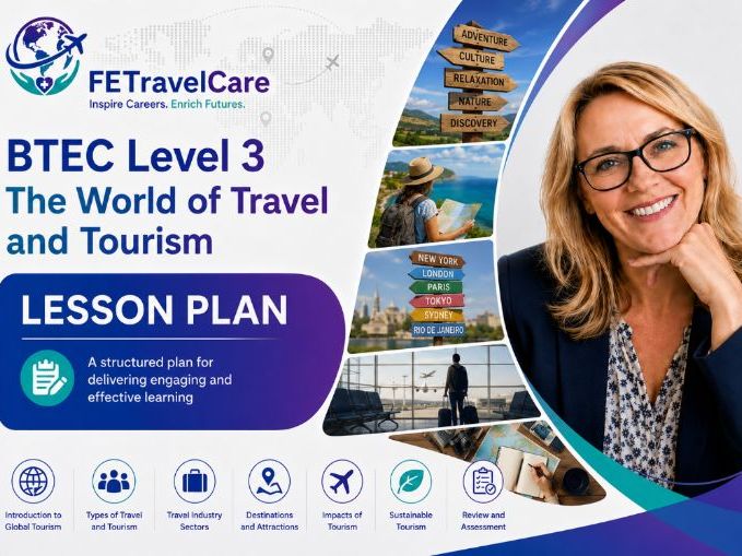BTEC Level 3 The World of Travel and Tourism | Lesson Plan