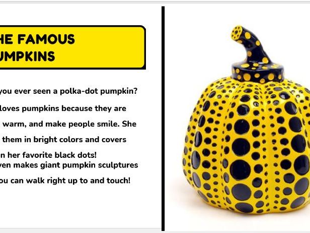 Yayoi Kusama lesson with activity.