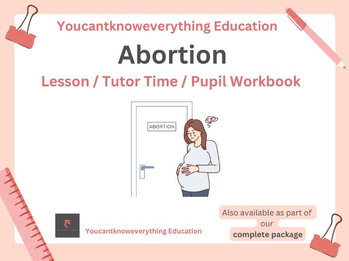 Abortion Lesson PSHE 2026