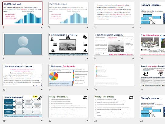 AQA GCSE URBAN CHALLENGES - HIC City (L2 - Liverpool Economic Opps + Challenges)