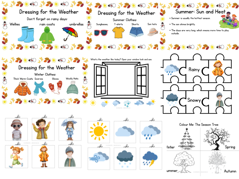 Weather and Seasons Lesson and Activities Key Stage 1