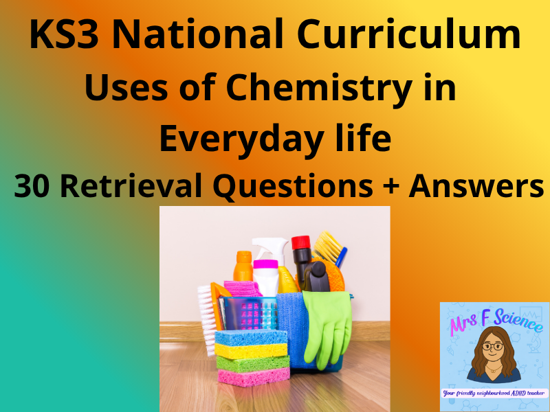 KS3 Science Environmental Chemistry – 30 Retrieval Questions + Answers