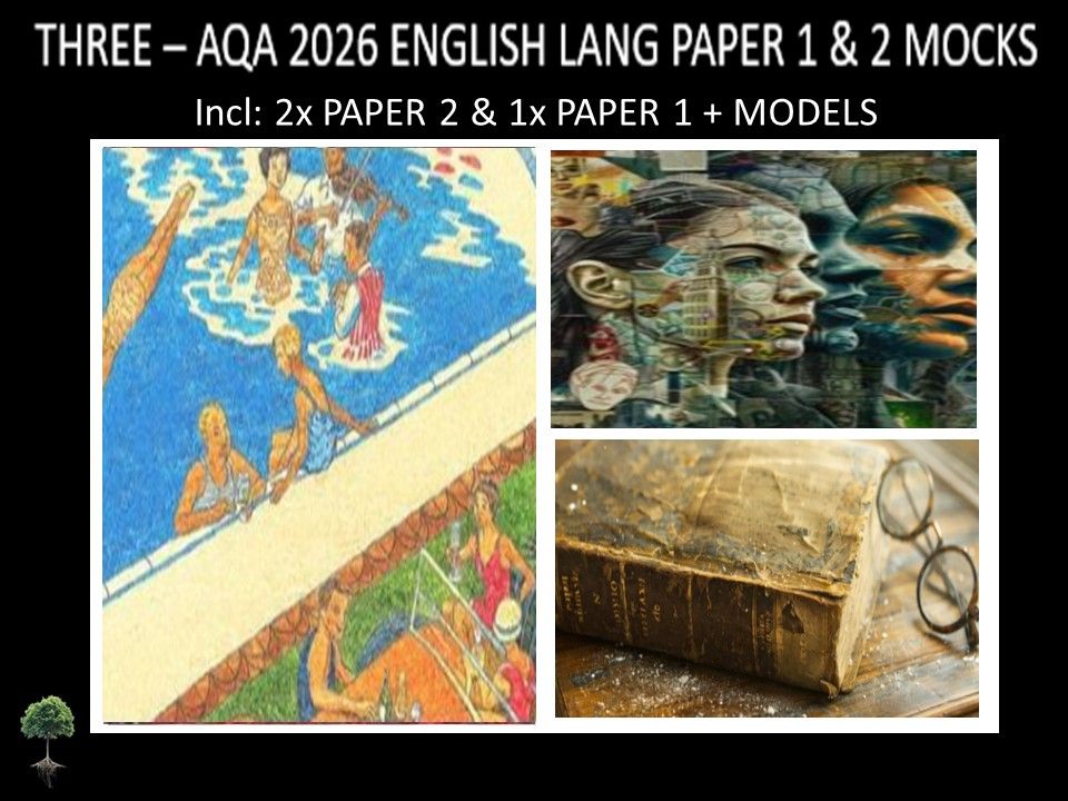 THREE - AQA PAPER 1 & 2 | 2026 FULL MOCKS | MODELS