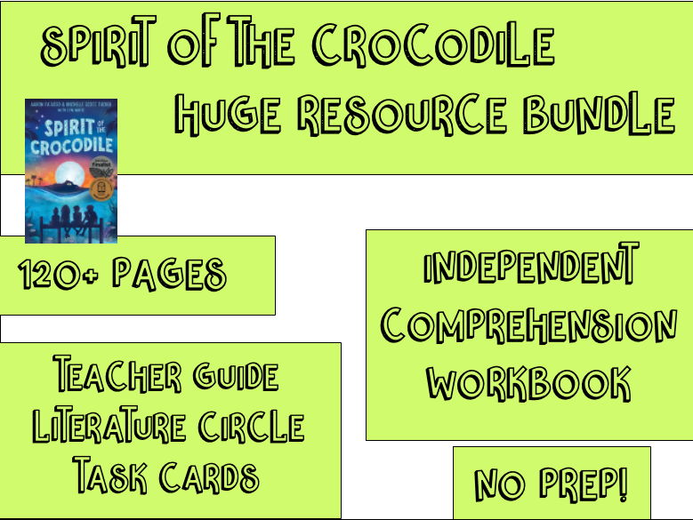 Spirit of the Crocodile - Stage 2/3 Novel Study - CBCA Shortlist 2026