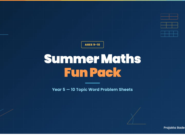 Summer Maths Fun Pack | Year 5