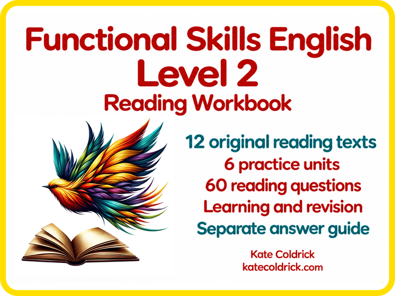 Functional Skills English Level 2 Reading – Workbook and Answers