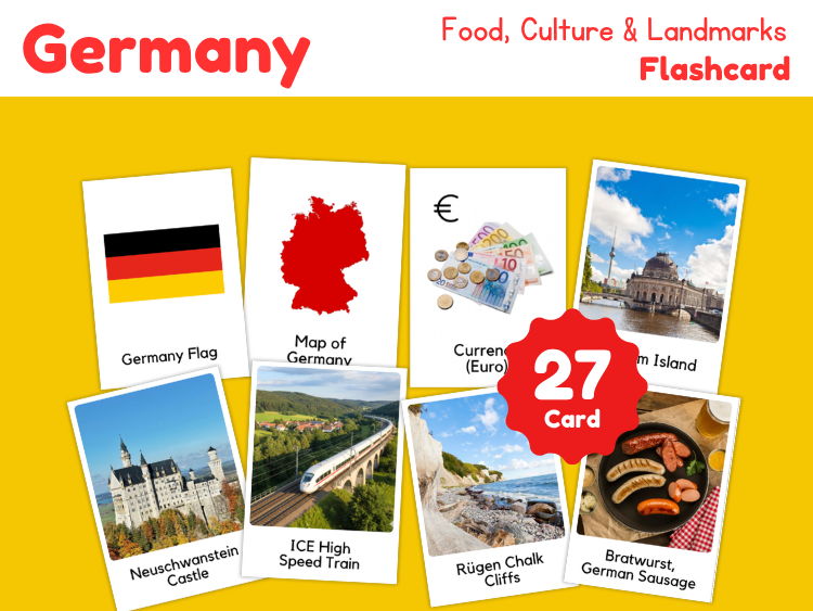 Germany Country Flashcards | Food, Culture & Landmarks