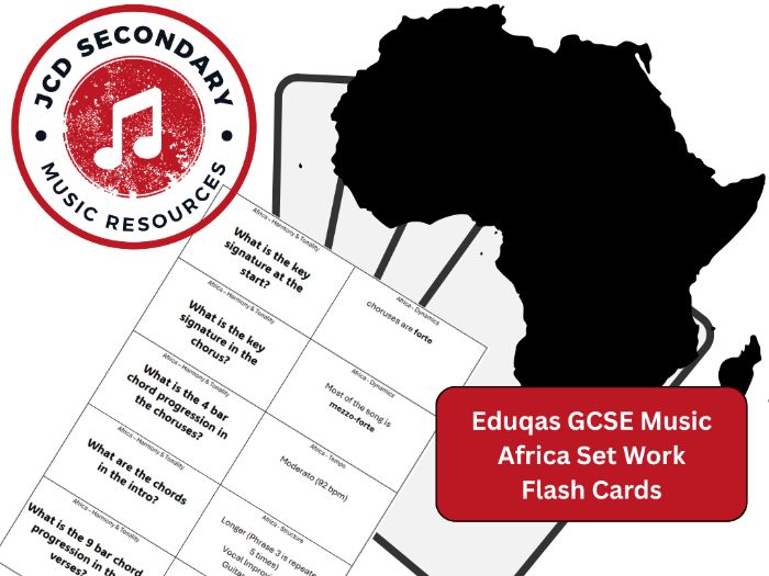 Eduqas GCSE Music - Africa Flash Cards
