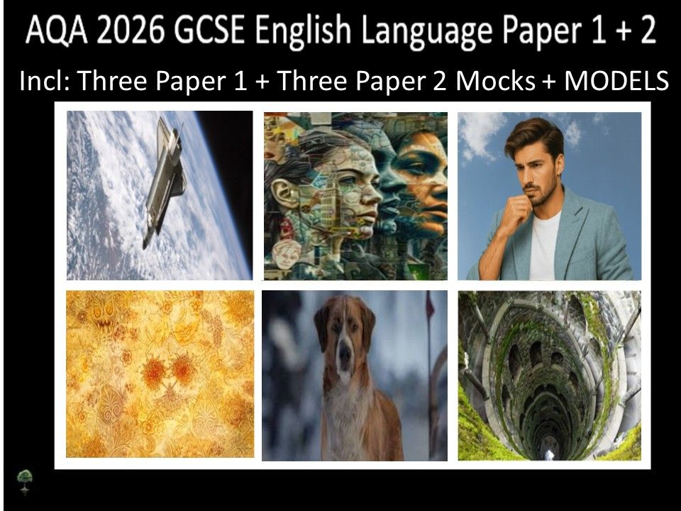Six AQA 2026 GCSE English Language Paper 1 & 2 Mocks | Models