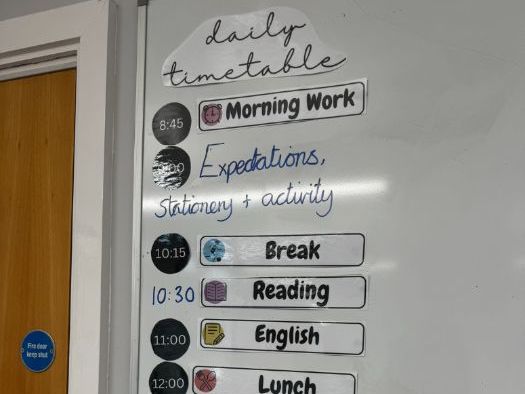 Classroom Visual Timetable