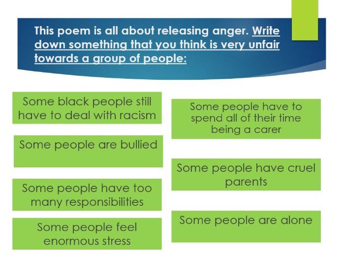 Two Poetry Lessons - Some People (Year 8)