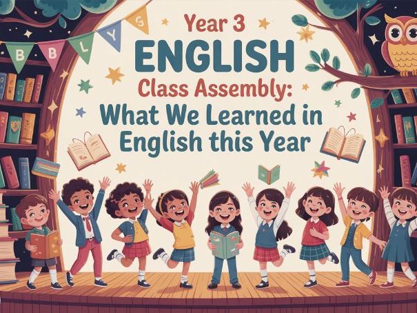 Year 3 English Class Assembly: What We Learned In English This Year - Class Assembly Script