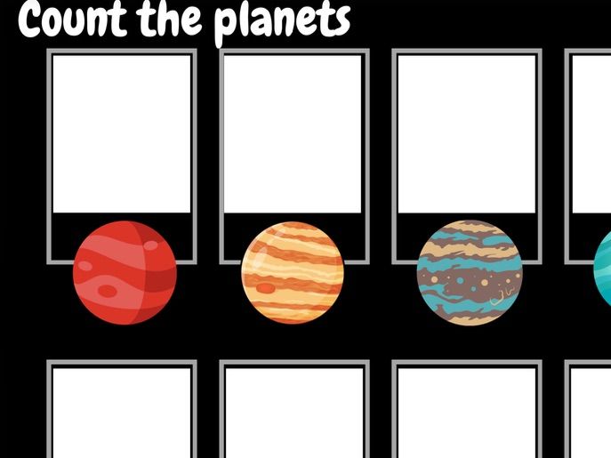Count the Planets 1-10