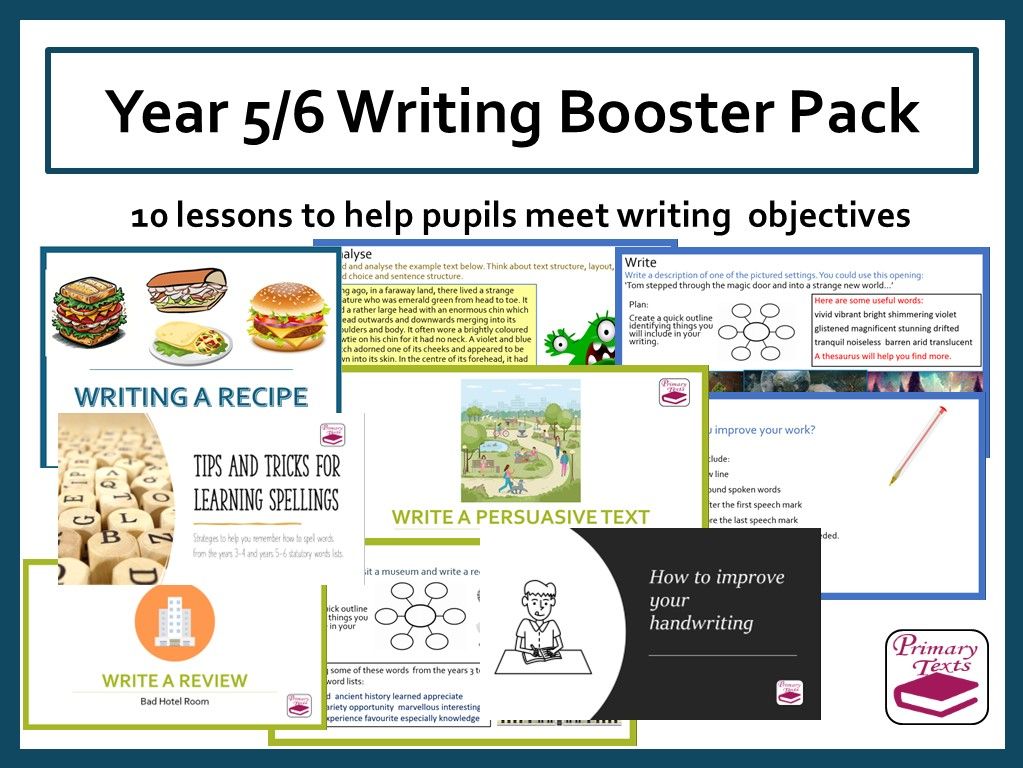Year 5/6  Writing Booster Pack