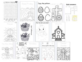 Easter activity Book 14 pages KS1 KS2 Primary