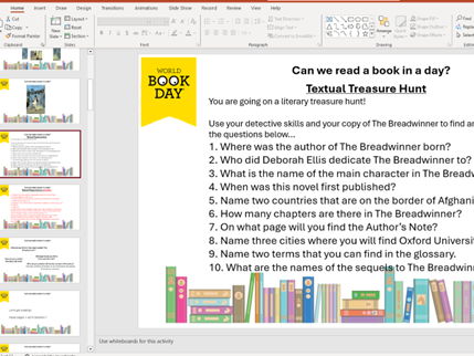 Breadwinner - World Book Day