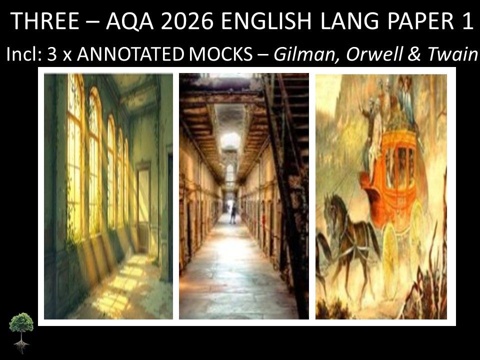 THREE - AQA PAPER 1 | 2026 FULL MOCKS | ANNOTATED
