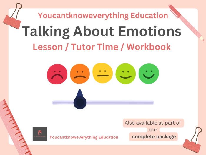 Talking About Emotions Pupil Workbook