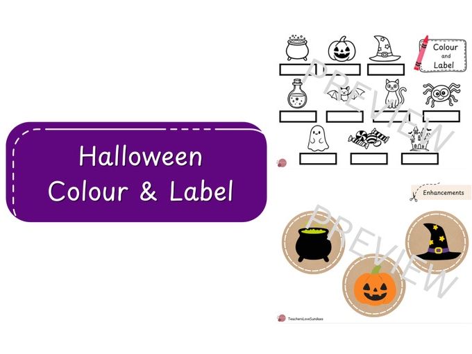 Halloween Colour & Label