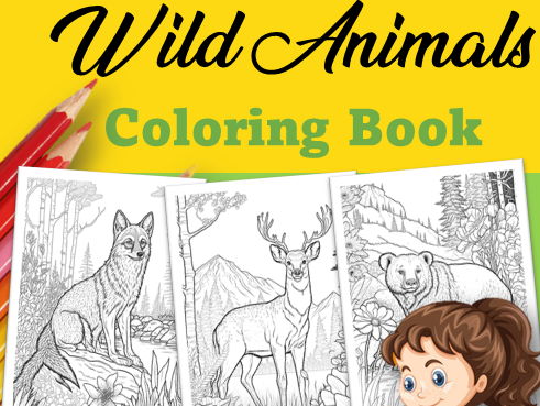 Wild Animals Coloring Fun