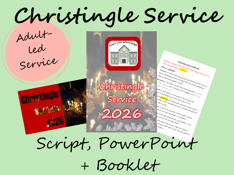 Adult-led Christingle Service (Script, PowerPoint + Booklet)