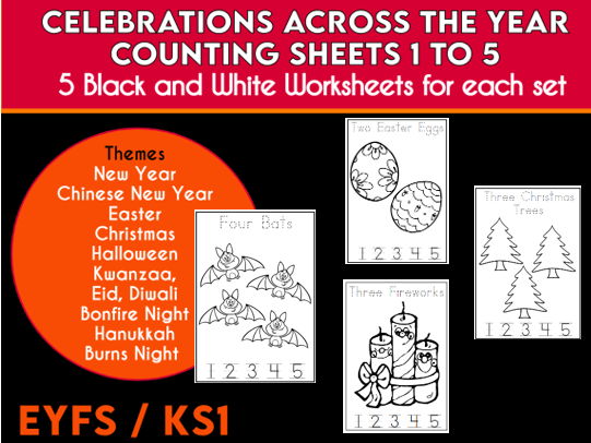 Celebrations across the Year Count to 5