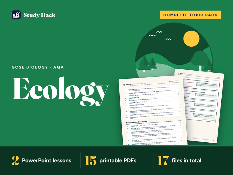 GCSE Biology Ecology Complete Pack (AQA)