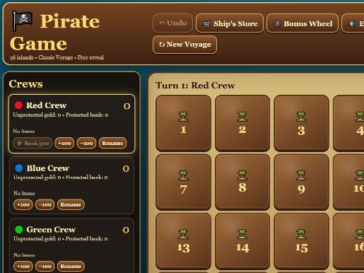 The Pirate Game: Captain’s Edition