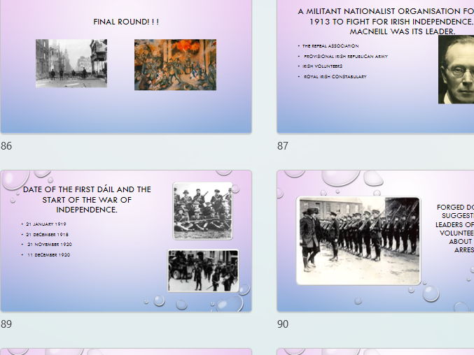 Complete 2nd year History Quiz